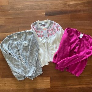 Girls (3) cardigan sweaters